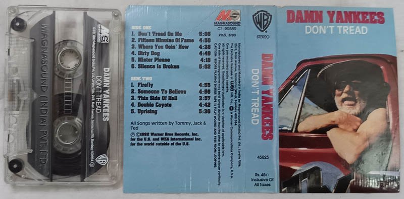 Damn Yankees Dont Tread Audio Cassette