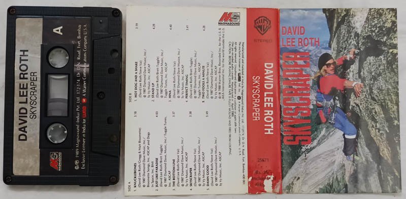 David Lee Roth Skyscraper Audio Cassette