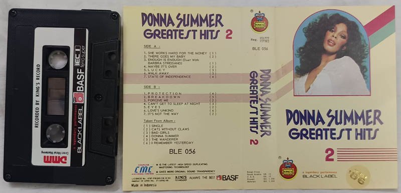 Donna Summer Greatest Hits Vol 2 Audio Cassette