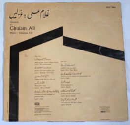 Ghazals By Ghulam Ali Hindi Lp Record