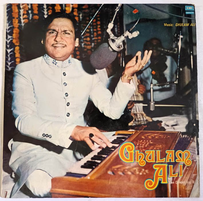 Ghulam Ali Live Concert Vol 2 Hindi Lp Record