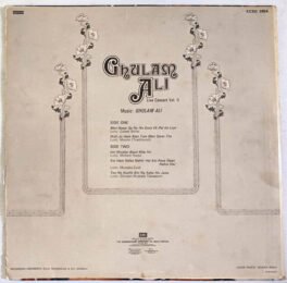 Ghulam Ali Live Concert Vol 2 Hindi Lp Record