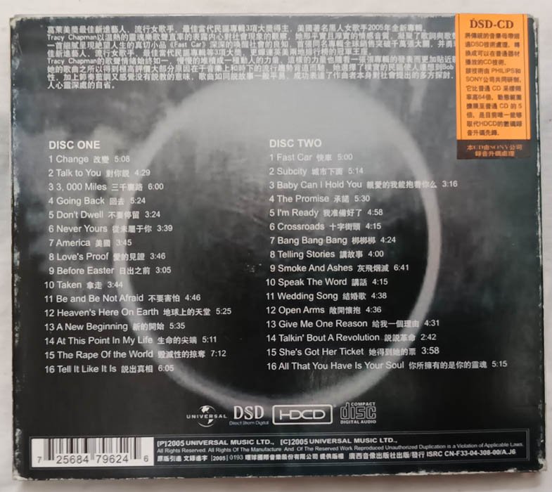 Here you Live racy Chapman Audio cd