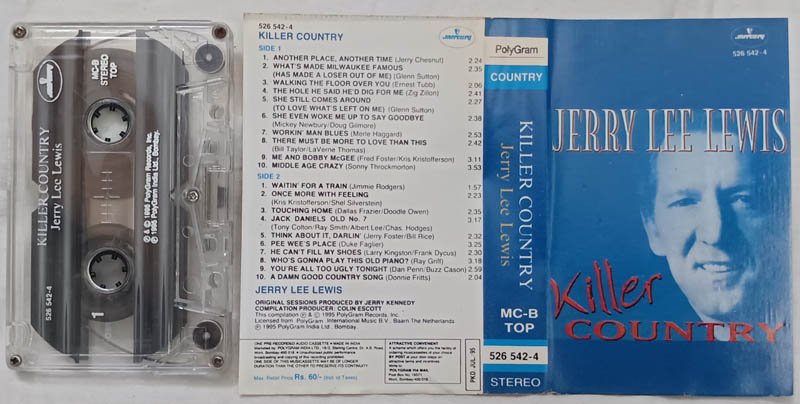 Killer Country Jerry Le Lewis Audio Cassette