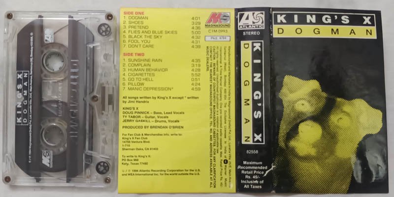 King x Dogman Audio Cassette