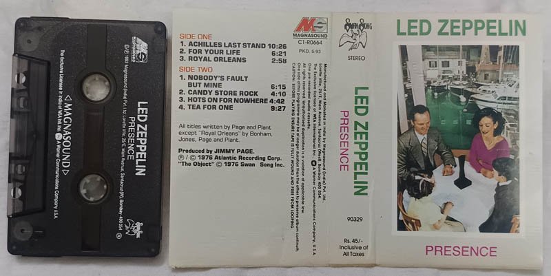 Led Zeppelin Presence Audio Cassette