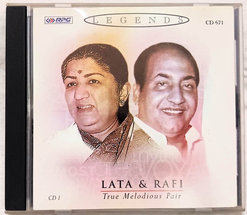 Legends Lata Rafi True Melodious Pair Hindi Audio cd