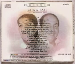 Legends Lata Rafi True Melodious Pair Hindi Audio cd
