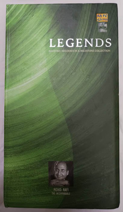 Legends Mohd. Rafi The Incomparable Hindi Audio cd