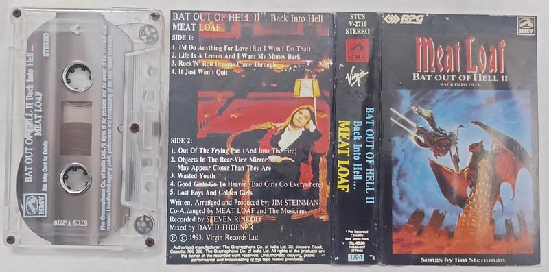 Meat loaf Bat out of hell 2 Audio Cassette.