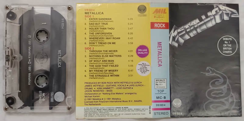 Metallica Audio Cassette