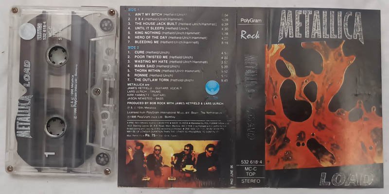 Metallica Load Audio Cassette