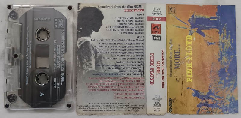 More Pink Floyd Soundtrack Audio Cassette