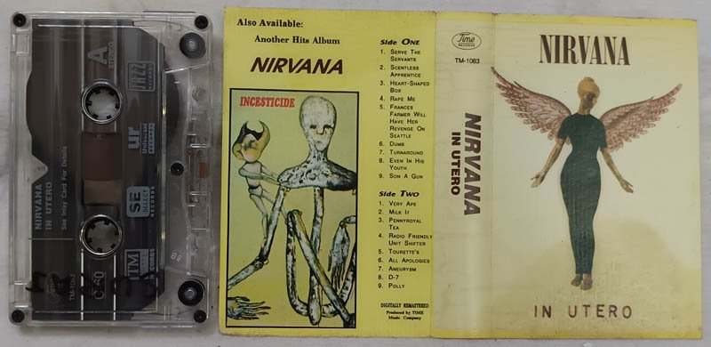 Nirvana in Utero Album Audio cd.