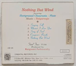 Nothing But Wind Audio CD By Ilaiyaraaja Made in USA