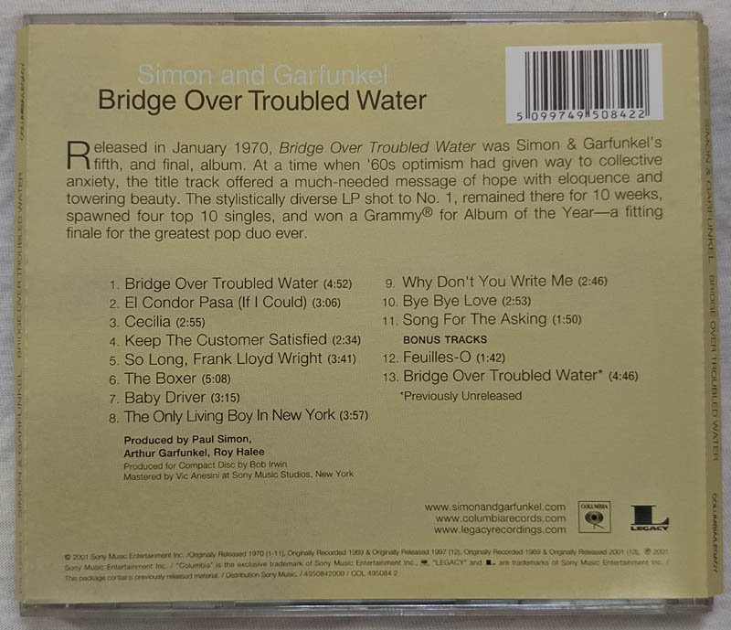 Simon and Garfunkles Greatest Hits Audio CD