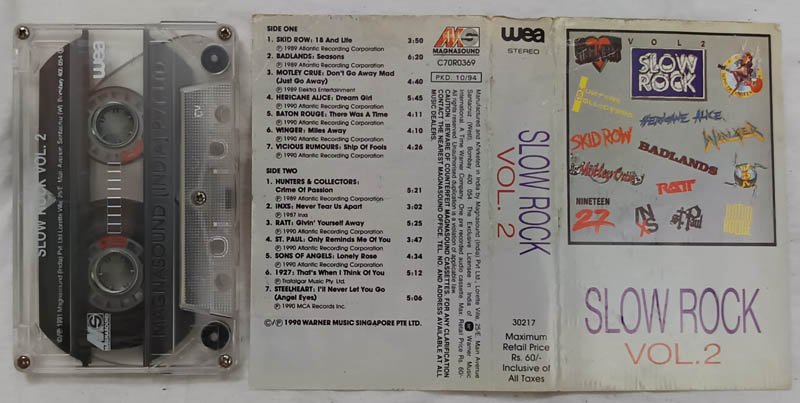 Slow Rock Vol. 2 Audio Cassette