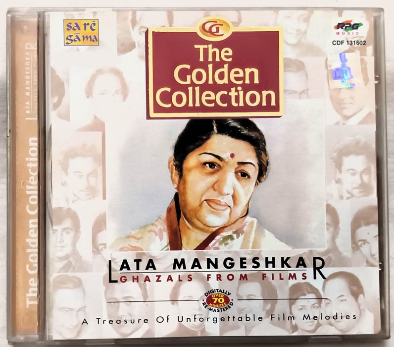 The Golden Collection Lata Mangeshkar Ghazals From Films Hindi Audio cd