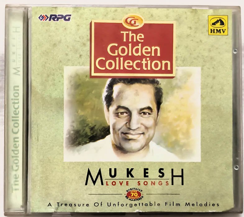 The Golden Collection Mukesh Love Songs Audio CD..