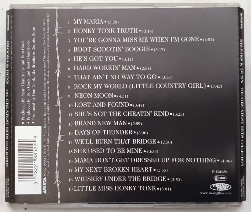 The Greatest Hits Collection Brooks Dunn Audio cd