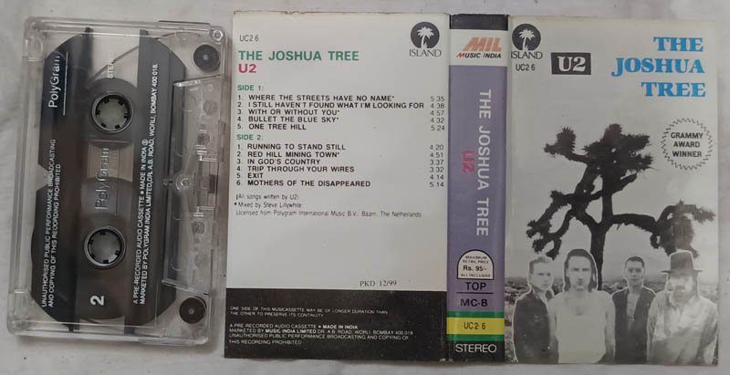 The Joshua Tree U2 Audio Cassette