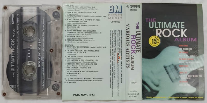 The Ultimate Rock Album Audio Cassette