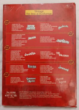 Vintage The Best of R D Burman Hindi Audio cd