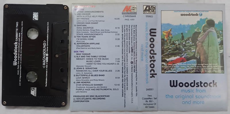 Woodstock Soundtrack Audio Cassette