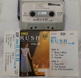 1982 Rush Exit Stage Left Vol.2 Audio Cassette