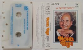 A Retrospect Mohd.Rafi Vol.1 to 3  Selected Songs from Hindi Film Audio Cassette