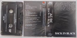 AC DC Back in Black Audio Cassette