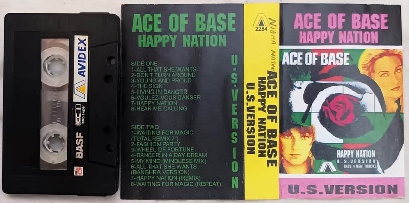 Ace of Base Happy Nation Audio Cassette