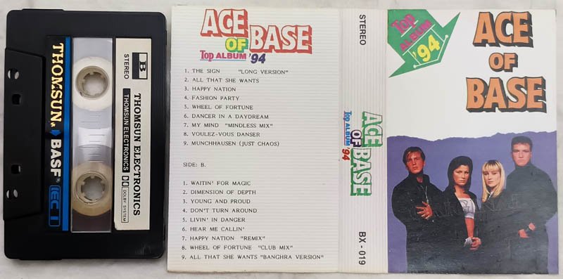 Ace of Base Top Album 94 Audio Cassette