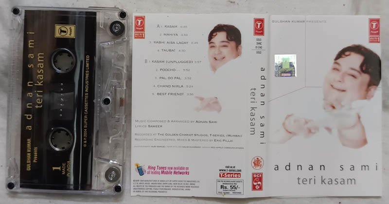 Adnan Sami Teri Kasam Hindi Audio Cassette