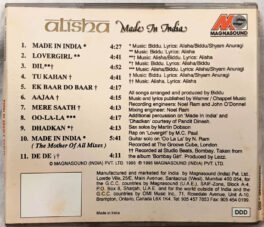 Alisha Made In India Hindi Audio Cd