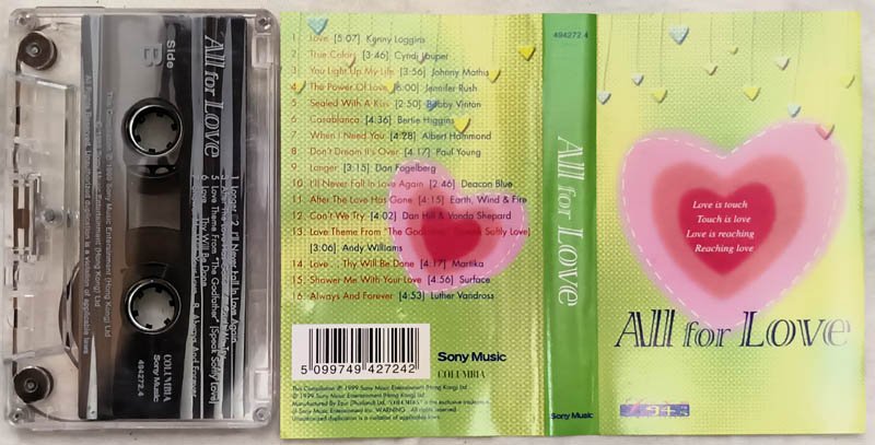 All For Love Audio Cassette