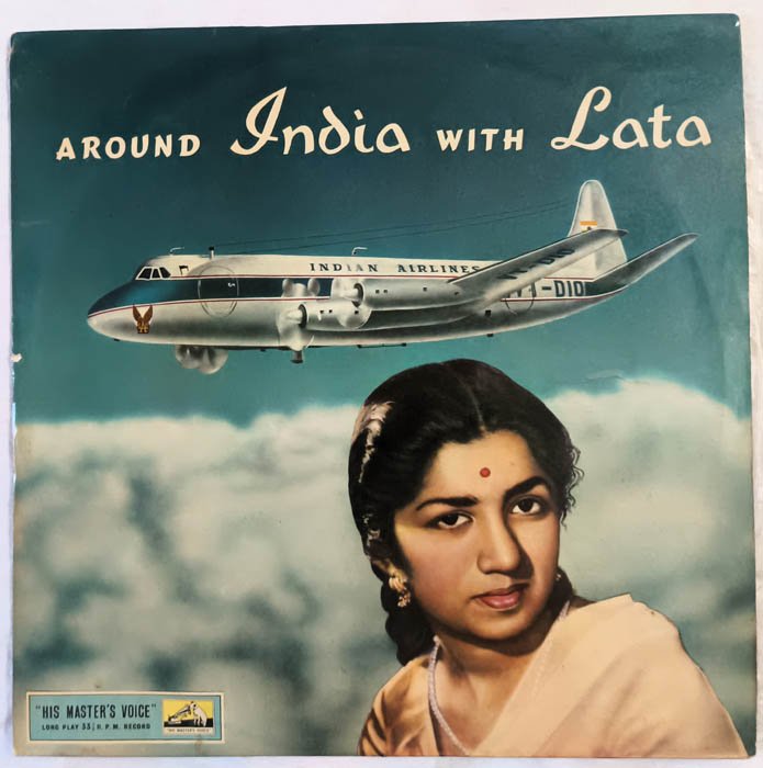 Around India with Lata Hindi Vinyl Record