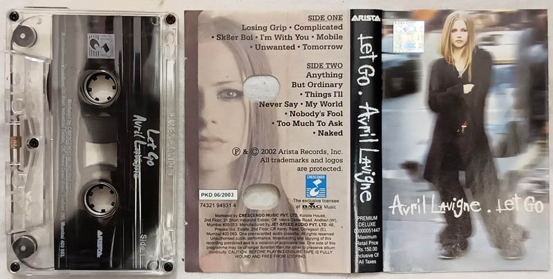 Avril Lavigne Let Go Audio Cassette