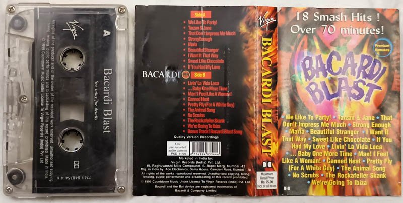 Bacardi Blast Audio Cassette
