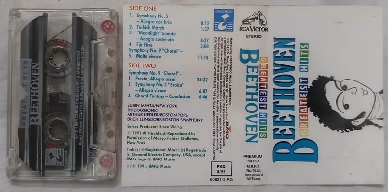 Beethoven Greatest Hits Audio Cassette