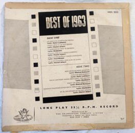 Best of 1963 Hindi Vinyl Record
