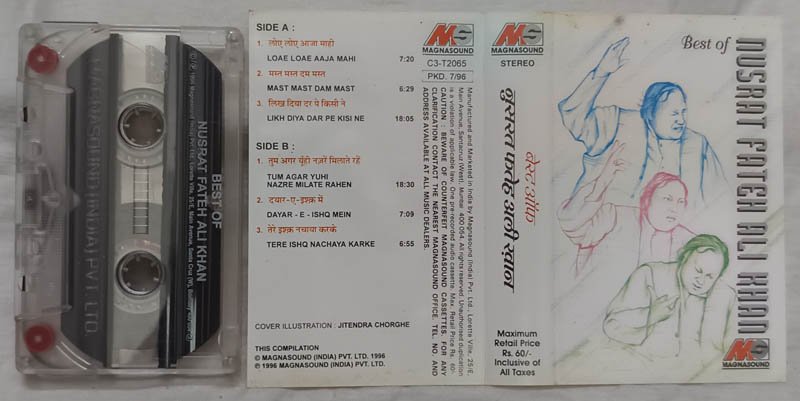 Best of Nusrat Fateh Ali Khan Hindi Audio Cassette