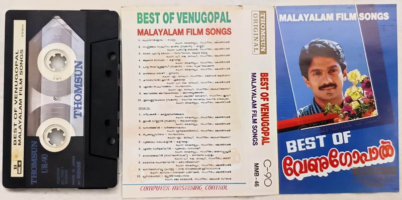 Best of Venugopal Malayalam Film Songs Audio Cassette