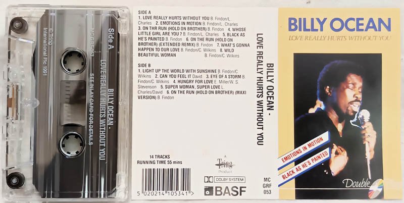 Billy Ocean Love Really Hurts Without You Audio Cassette