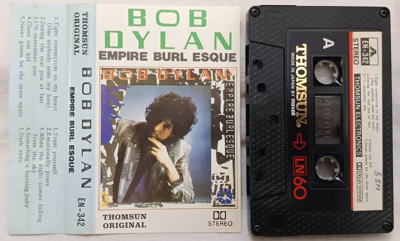 Bob Dylan Empire Burl Esque Audio Cassette