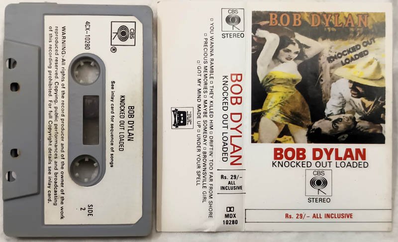 Bob Dylan Knocked Out Loaded Audio Cassette