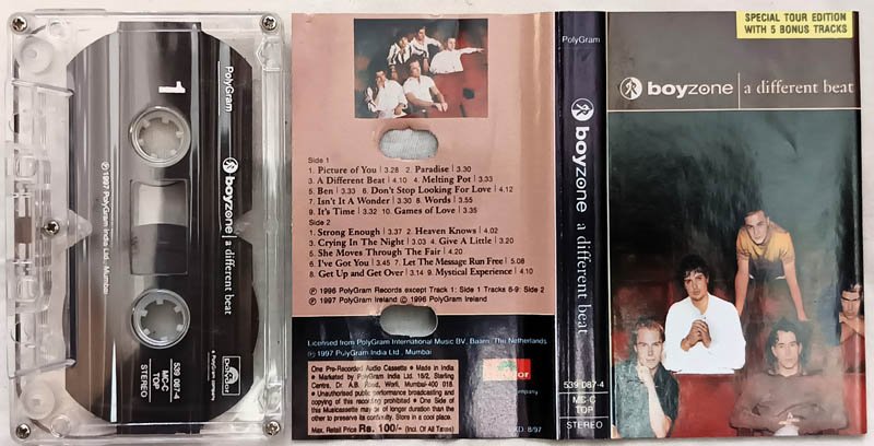 Boyzone A Different Beat Audio Cassette