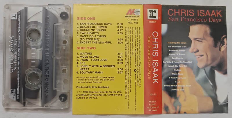 Chris Isaak San Francisco Days Audio Cassette