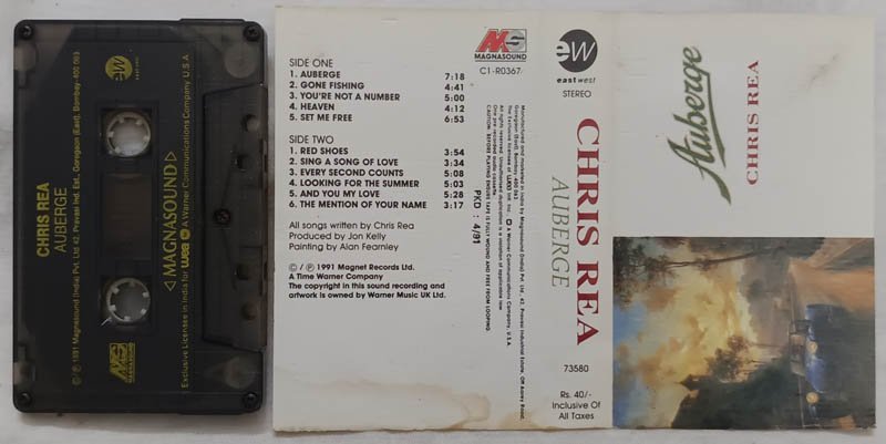 Chris Rea Auberge Audio Cassette