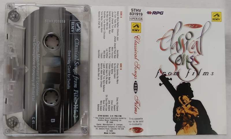 Classical Songs From Films Audio Cassette